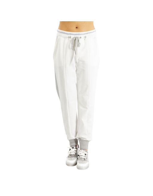 PANTALON JOGGING INCONTRO ARGENTO Elisa Cavaletti ELW216011802INA