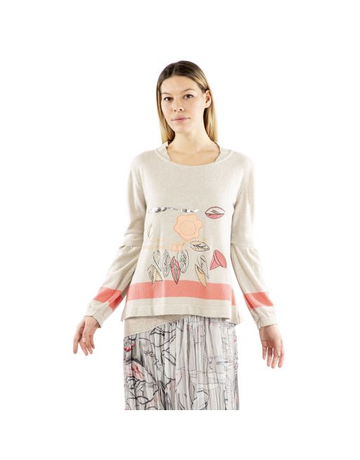 PULL FLORAL INTENSITA Elisa Cavaletti EJW214046904IN