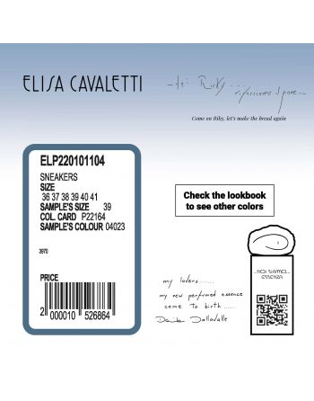 SNEAKERS RETTILE Elisa Cavaletti ELP220101104