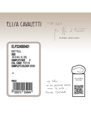 PULL MAGLIA CROCHET Elisa Cavaletti ELP224060401