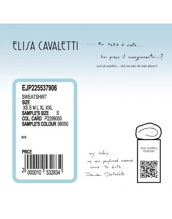 SWEATSHIRT RAYURES SPIAGGIA Elisa Cavaletti EJP225537906