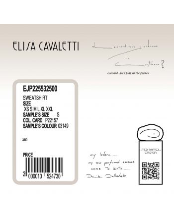 SWEATSHIRT SPORT ULTRA CHIC Elisa Cavaletti EJP225532500