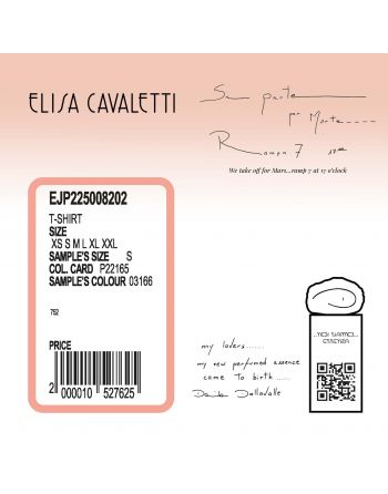 T-SHIRT ELEGANZA Elisa Cavaletti EJP225008202