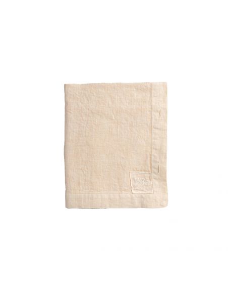 NAPPE RECTANGULAIRE DOLCE OLD LIN EPAIS BOUTONS AGOYA Arte Pura ITAP1514434