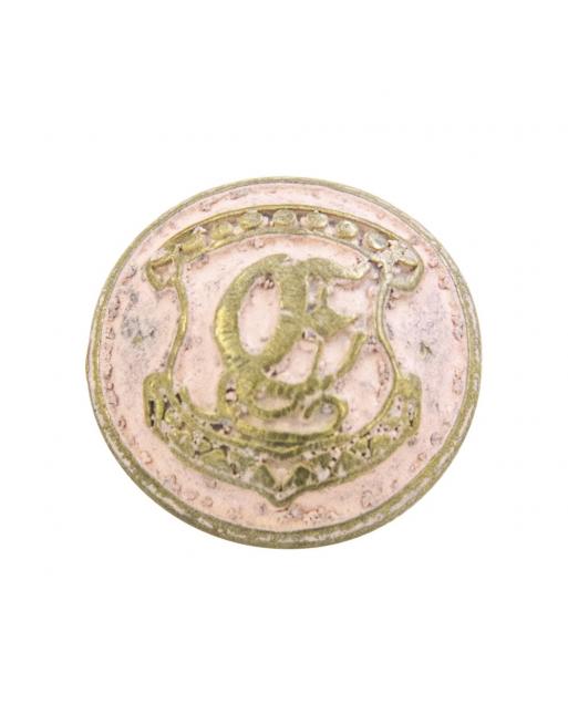 BOUTON BIJOU ROND ECUSSON ROSE Elisa Cavaletti JEWMG0273