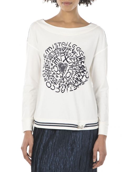 T-SHIRT CUORE MIX Elisa Cavaletti EJW225022600 T-SHIRT CUORE MIX Elisa Cavaletti EJW225022600