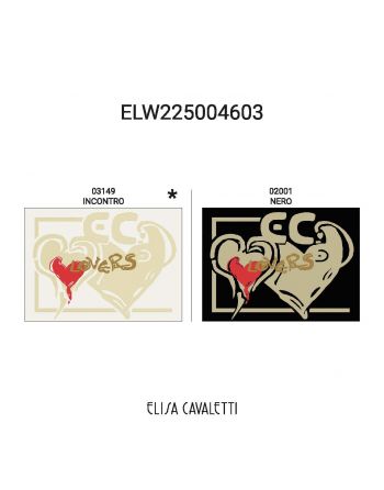 T-SHIRT CUORE LOVERS Elisa Cavaletti ELW225004603