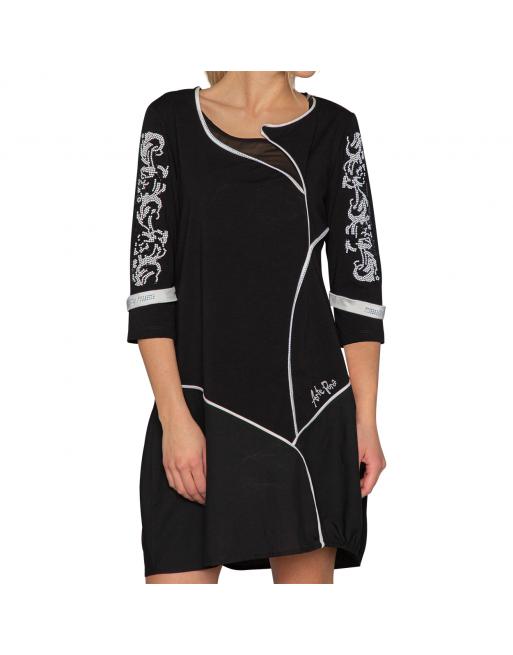 ROBE TUNIQUE NERO Arte Pura ITAPC30014N