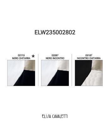 T-SHIRT NERO INCONTRO Elisa Cavaletti ELW235002802