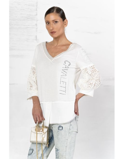 T-SHIRT MARGHERITA Elisa Cavaletti EJP245026203