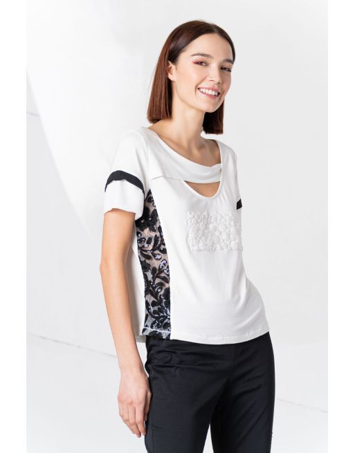 T-SHIRT CORTO APERTO Elisa Cavaletti ELP255055902 T-SHIRT CORTO APERTO Elisa Cavaletti ELP255055902