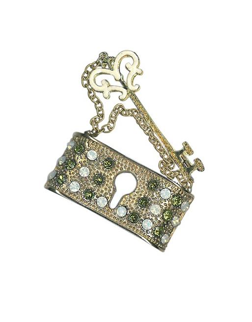 BRELOQUE BIJOU SERRURE CLEF STRASS ANIS Elisa Cavaletti JEWJC0010 BRELOQUE BIJOU SERRURE CLEF STRASS ANIS Elisa Cavaletti JEWJC0010