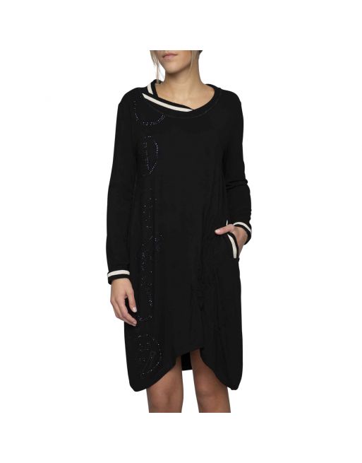 ROBE TRICOT NERO Elisa Cavaletti ECW202073901