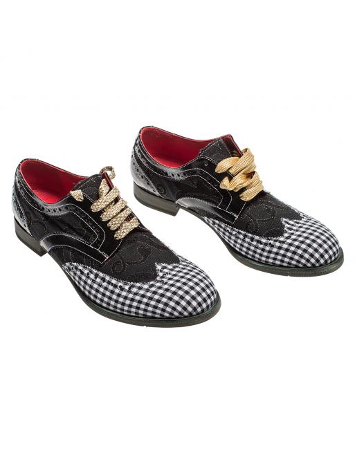 DERBY CHAUSSURES BIANCO NERO Elisa Cavaletti ELP160198205